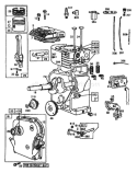 Part Location Diagram of 261965 Briggs and Stratton Rod- Control